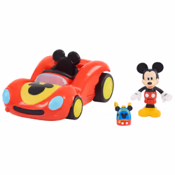 GP TOYS Mickey – Véhicule & Figurine 7,5 cm articulée - Course, 200 g