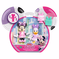 GP TOYS Minnie - Blister 2 figurines 7,5 cm avec accessoires - Party