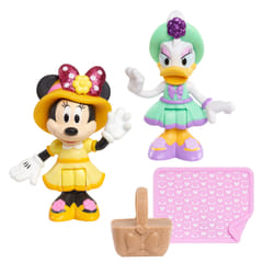 GP TOYS Minnie - Blister 2 figurines 7,5 cm avec accessoires - Tea Party