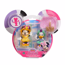 GP TOYS Minnie - Blister 2 figurines 7,5 cm avec accessoires - Tea Party