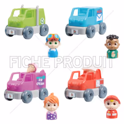 CoComelon - Véhicule – 4 pieces - Asst