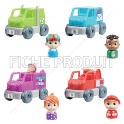 CoComelon - Véhicule – 4 pieces - Asst
