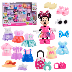 GP TOYS Minnie - Coffret Fashion avec figurine articulée 15 cm Minni et acc., 3 an(s)