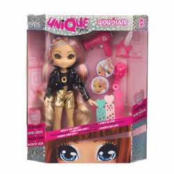 GP TOYS Unique Eyes - Poupée Wow Hair – Cheveux Magiques – Rebecca