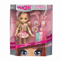 GP TOYS Unique Eyes - Poupée Wow Hair – Cheveux Magiques – Amy