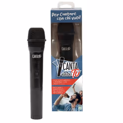 Giochi Preziosi DVM150, Microphone de karaoké, 30 - 20000 Hz, 75 Ohm, 80 dB, Sans fil, RF
