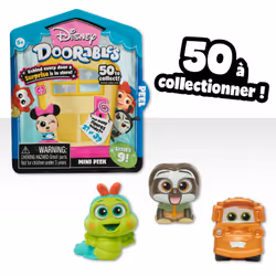 GP TOYS Doorables - Mini Peek Pack avec 2 ou 3 figurines surprises - Serie 3 - Asst - en présentoir