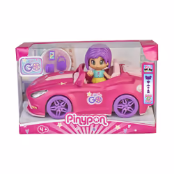 Pinypon - Let's Go Voiture avec figurine et acc