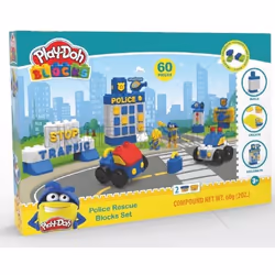 Pinypon Action Play-doh Blocks - Coffret police - 60 pcs, Chine, CE, 385 mm, 70 mm, 280 mm