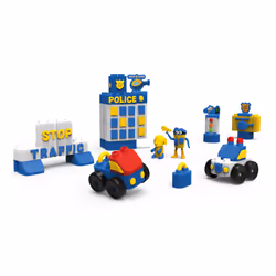 Pinypon Action Play-doh Blocks - Coffret police - 60 pcs