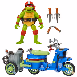 GP TOYS Tortues Ninja - Vehicule deluxe avec figurine 12 cm - Raphael