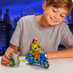 GP TOYS Tortues Ninja - Vehicule deluxe avec figurine 12 cm - Raphael - Vue supplémentaire 8