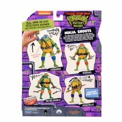 GP TOYS Tortues Ninja - Figurine deluxe 15 cm avec fonction électronique - Leonardo - Vue supplémentaire 7