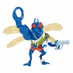 GP TOYS Tortues Ninja - Figurine articulée 12 cm - Baxter Super Fly, 4 an(s), Multicolore, Plastique