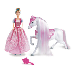 GP TOYS Fairytale Princess - Poupée Princesse 30 cm avec cheval + acc- Cendrillon