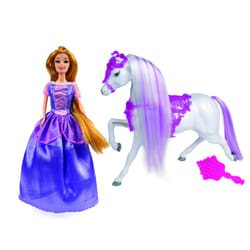 GP TOYS Fairytale Princess - Poupée Princesse 30 cm avec cheval + acc- Raiponce