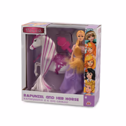 GP TOYS Fairytale Princess - Poupée Princesse 30 cm avec cheval + acc- Raiponce