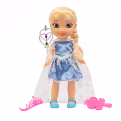 GP TOYS Fairytale Princess - Poupée Princesse 35 cm avec sceptre et couronne- Reine des Neiges