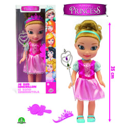 GP TOYS Fairytale Princess - Poupée Princesse 35 cm avec sceptre et couronne- Cendrillon