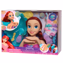 GP TOYS Disney Princesses - Tête à Coiffer Deluxe - Spa Ariel