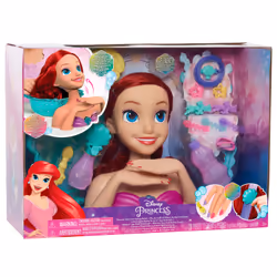 GP TOYS Disney Princesses - Tête à Coiffer Deluxe - Spa Ariel