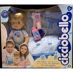 Poupée - CICCIOBELLO - CCBB4000 - 30 cm - Avec sac à langer - Pour fille