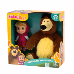 GP TOYS Masha et Michka - Coffret Poupée 12 cm Masha et Peluche Ours Michka 20 cm - Vue supplémentaire 4