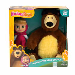 GP TOYS Masha et Michka - Coffret Poupée 12 cm Masha et Peluche Ours Michka 20 cm - Vue supplémentaire 5