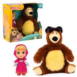 GP TOYS Masha et Michka - Coffret Poupée 12 cm Masha et Peluche Ours Michka 20 cm - Vue supplémentaire 7