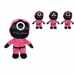 GP TOYS Squid Game - Peluche Gardien de 28 cm - Asst, Garçon/Fille, Chine, CE, 150 mm, 100 mm, 300 mm