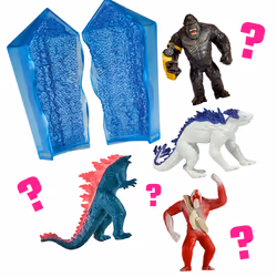 GP TOYS Godzilla x Kong 2 - Personnage de 5 cm dans cristal - Asst - en présentoir - Vue supplémentaire 6