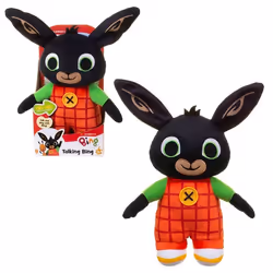 Bing Peluche 35 cm qui parle en français plus de 15 phrases et sons toute douce Pour les enfants dès la naissance BNG02