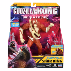 GP TOYS Godzilla x Kong 2 - Figurine Deluxe Articulée de 18 cm Electronique - Skar King