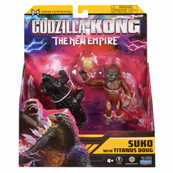 GP TOYS Godzilla x Kong 2 - Figurine Articulée - Suko (9 cm) et Titanus (11 cm)