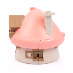 GP TOYS Les Schtroumpfs - Maison Magique (avec clé, 1 figurine et des accessoires) - Schtroumpfette