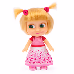 GP TOYS Masha et Michka - Poupée 12 cm - Tenue Anniversaire, Mini poupée, Femelle, 3 an(s), Garçon/Fille, 120 mm, Multicolore