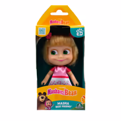 GP TOYS Masha et Michka - Poupée 12 cm - Tenue Anniversaire