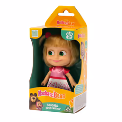 GP TOYS Masha et Michka - Poupée 12 cm - Tenue Anniversaire