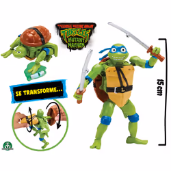 GP TOYS Tortues Ninja - Figurine deluxe 15 cm transformable - Asst, Garçon, Chine, CE, 160 mm, 75 mm, 255 mm