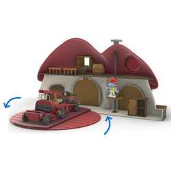 GP TOYS Les Schtroumpfs - Caserne de pompier avec figurine