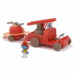 GP TOYS Les Schtroumpfs - Camion de pompier avec figurine, 3 an(s), Multicolore