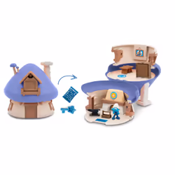 GP TOYS Les Schtroumpfs - Maison Magique (avec clé, 1 figurine et des accessoires) - Stchtroumpfs Bricoleur