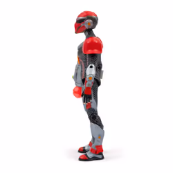 GP TOYS Gormiti - Figurine articulée de 15 cm Scion avec fonction d'attaque - Feu