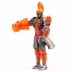 GP TOYS Gormiti - Figurine articulée de 27 cm Gormiti avec arme - Feu - Vue supplémentaire 4