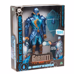 Gormiti - Figurine articulée de 27 cm avec attaque lumineuse - Eau - Vue supplémentaire 5