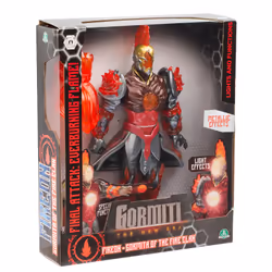 GP TOYS Gormiti - Figurine articulée de 27 cm Gormiti avec attaque lumineuse - Feu - Vue supplémentaire 4