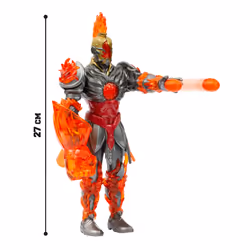 GP TOYS Gormiti - Figurine articulée de 27 cm Gormiti avec attaque lumineuse - Feu - Vue supplémentaire 5