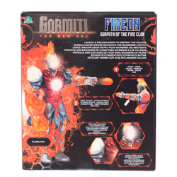 GP TOYS Gormiti - Figurine articulée de 27 cm Gormiti avec attaque lumineuse - Feu - Vue supplémentaire 7
