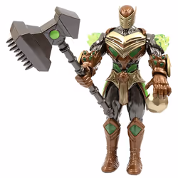 GP TOYS Gormiti - Figurine articulée de 27 cm Gormiti avec attaque lumineuse - Terre, 240 g