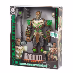 GP TOYS Gormiti - Figurine articulée de 27 cm Gormiti avec attaque lumineuse - Terre
